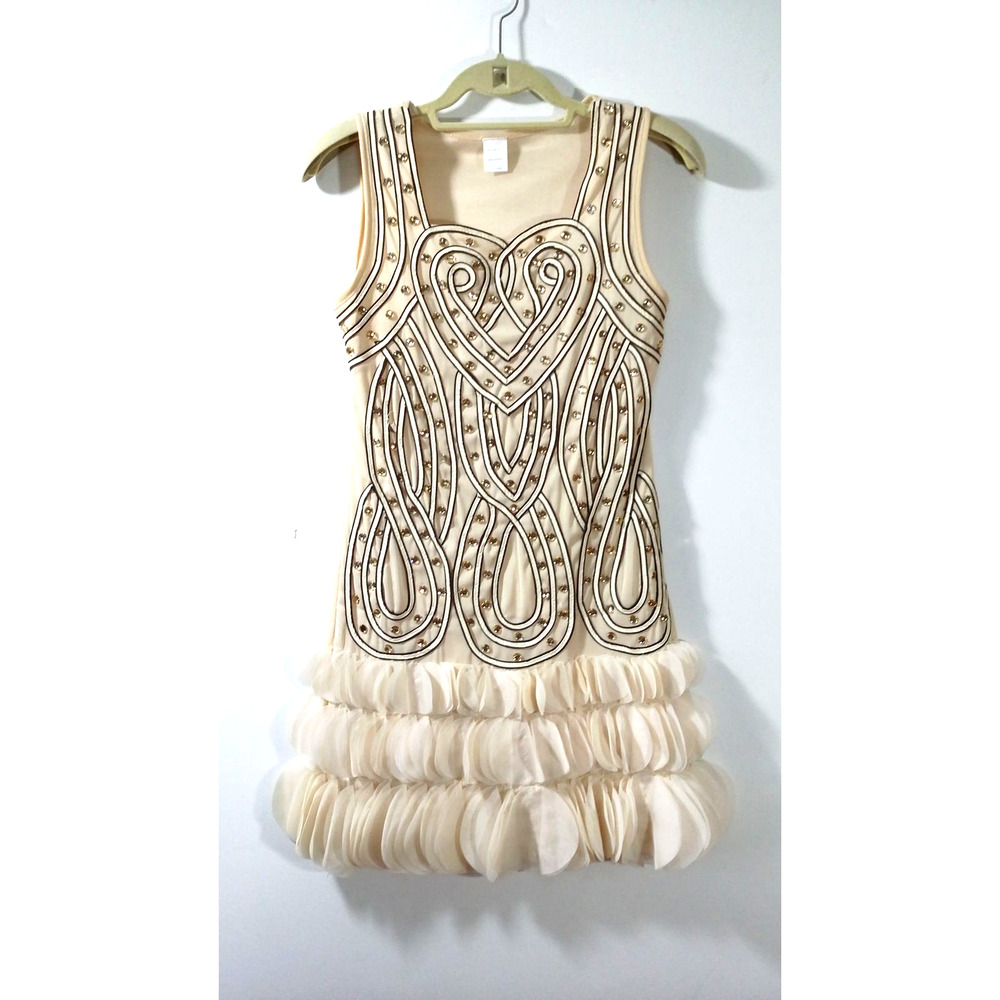 Anna-Kaci Cocktail Evening Dress Small Sequins